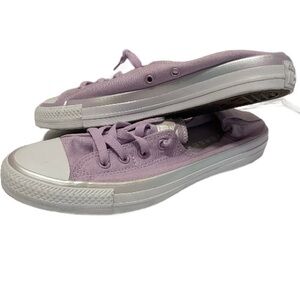 Converse Purple and White  Slip-on and Canvas Sneakers